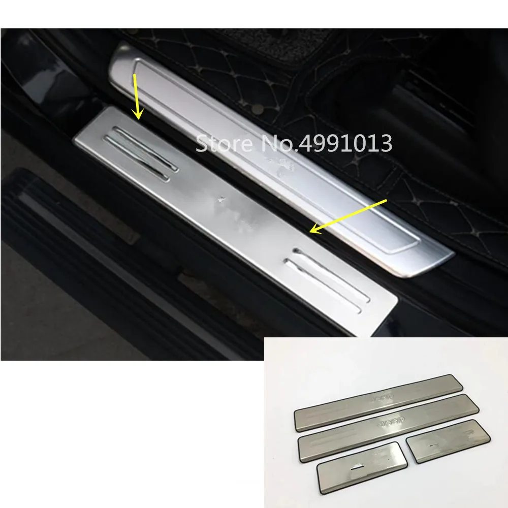 car pedal door sill scuff plate cover external threshold 4pcs For Jeep Grand Cherokee 2014 2015 2016 2017 2018
car pedal door sill scuff plate cover external threshold 4pcs For Jeep Grand Cherokee 2014 2015 2016 2017 2018