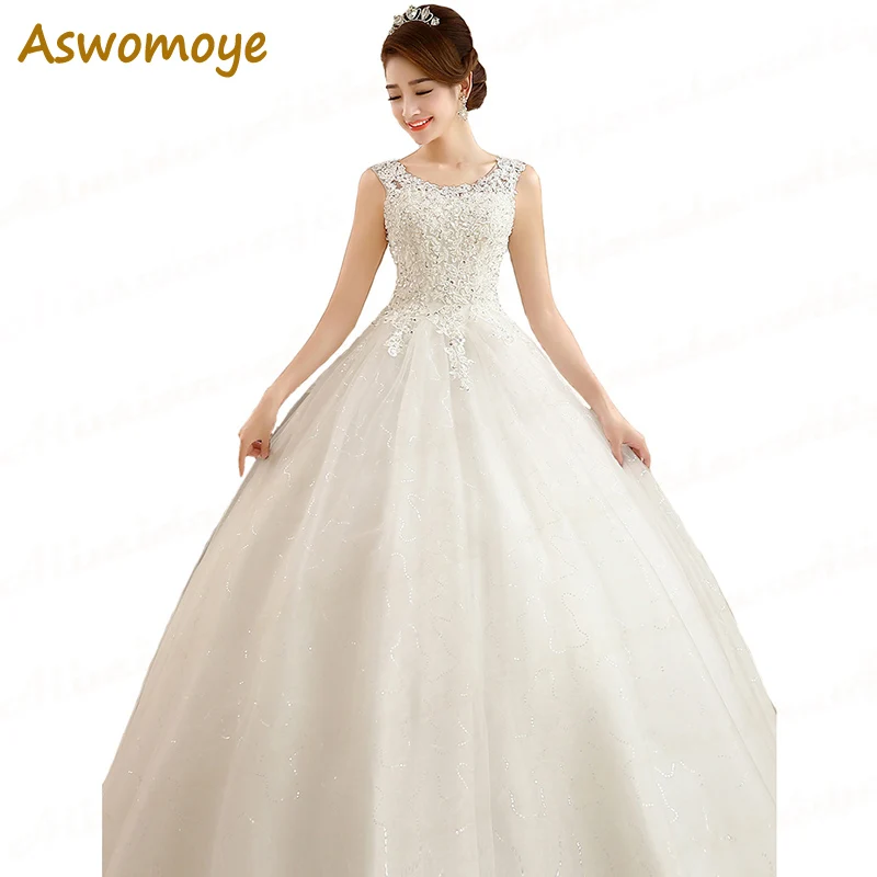 Aswomoye Vestido De Noiva 2017 New Cap Sleeve A Line Wedding Dresses Back Corset Applique Beaded Elegant Plus Size Bridal Gowns
Aswomoye Vestido De Noiva 2017 New Cap Sleeve A Line Wedding Dresses Back Corset Applique Beaded Elegant Plus Size Bridal Gowns