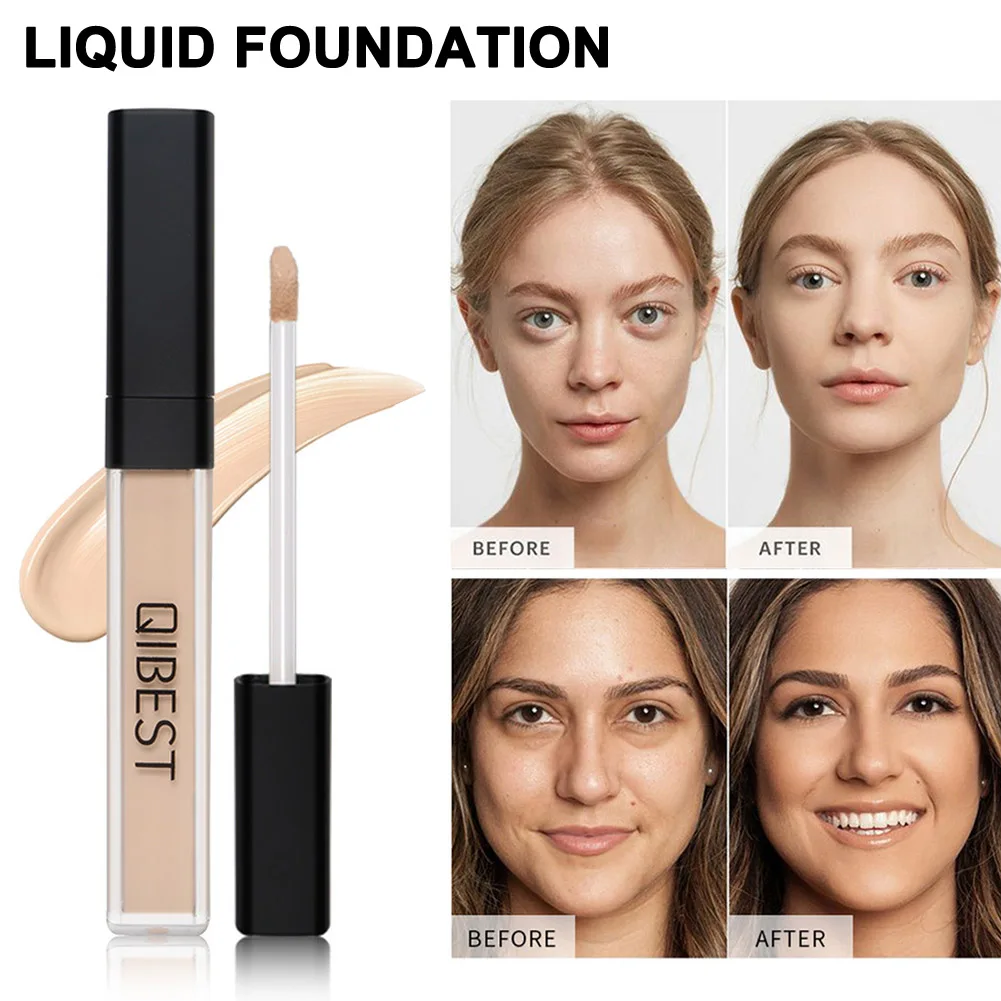 Waterproof Skin-Friendly Liquid Foundation Natural Concealer Covering Dark Circles Acne Marks
Waterproof Skin-Friendly Liquid Foundation Natural Concealer Covering Dark Circles Acne Marks