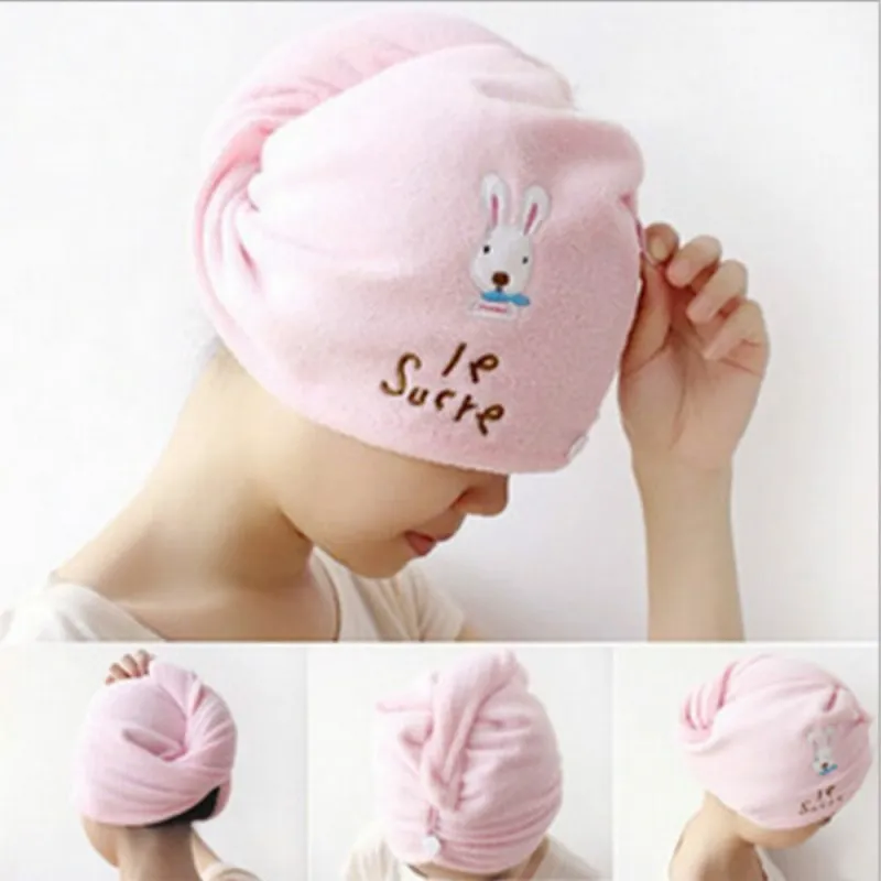 1PC 20.5x56cm Cute rabbit Hair Dry Quick Dryer Bath Towels Microfiber Magic Drying shower cap Random fresh Color QLKC
1PC 20.5x56cm Cute rabbit Hair Dry Quick Dryer Bath Towels Microfiber Magic Drying shower cap Random fresh Color QLKC