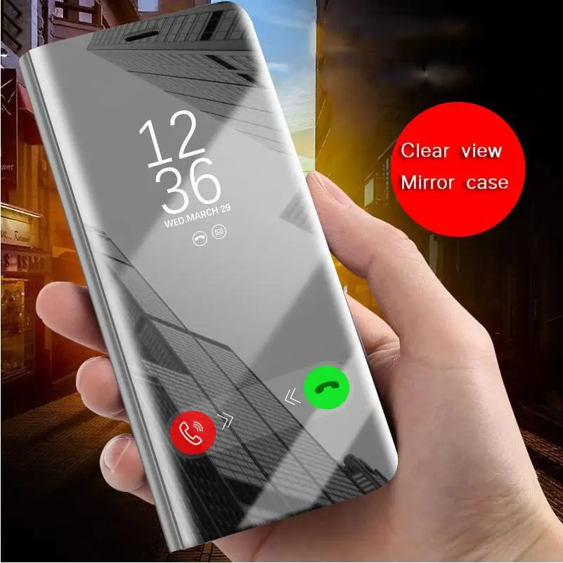 Clear Mirror Smart Case For Samsung Galaxy Note 9 8 S9 S8 S7 S6 edge Plus A8 A7 A6 A5 A3 2017 2018 A9 Star lite Flip Stand Case
Clear Mirror Smart Case For Samsung Galaxy Note 9 8 S9 S8 S7 S6 edge Plus A8 A7 A6 A5 A3 2017 2018 A9 Star lite Flip Stand Case