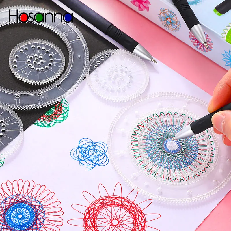 Kids Learning Drawing Educational Toys for Children 3 Years Plastic Art and Science of Spirals Template Game Tool Set Kids Pen
Kids Learning Drawing Educational Toys for Children 3 Years Plastic Art and Science of Spirals Template Game Tool Set Kids Pen