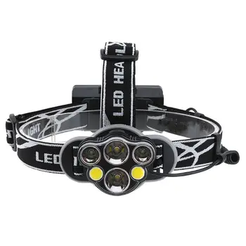 6-LED Super Bright Headlamp Adjustable Waterproof Head Torch Outdoor Camping Flashlight
6-LED Super Bright Headlamp Adjustable Waterproof Head Torch Outdoor Camping Flashlight