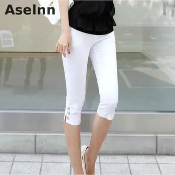 2019 Summer New Fahison Capris Casual Calf-length Pants Female Plus Size S-3xl White Black Women Pants
2019 Summer New Fahison Capris Casual Calf-length Pants Female Plus Size S-3xl White Black Women Pants