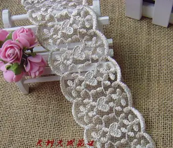 lace fabrics!30yards/lot,6cm exquisite gold thread embroidery lace trim ribbon headband hair bow crafting DIY accessory
lace fabrics!30yards/lot,6cm exquisite gold thread embroidery lace trim ribbon headband hair bow crafting DIY accessory