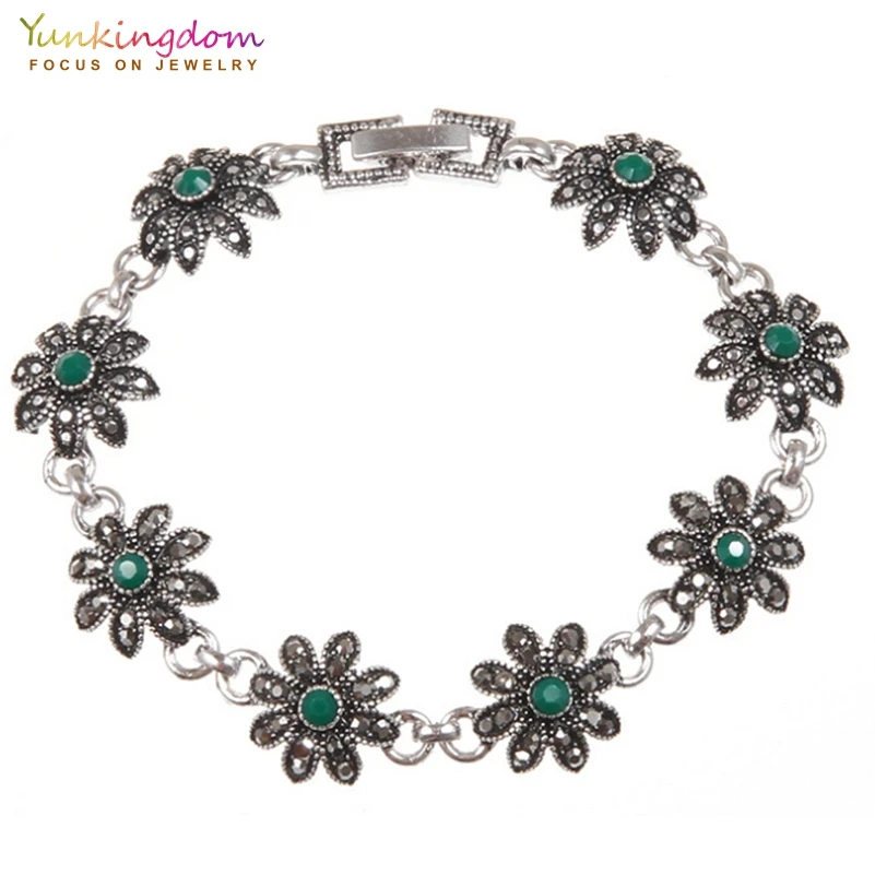 Yunkingdom Ancient Silver Color Bracelets New Arrival Vintage Retro Bracelets Fashion Jewelry Bracelet For Women Best Gift
Yunkingdom Ancient Silver Color Bracelets New Arrival Vintage Retro Bracelets Fashion Jewelry Bracelet For Women Best Gift