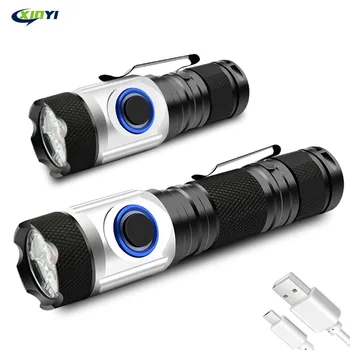 20000LM Powered LED Tactical Flashlight 4*XPG LED Torch Zoomable Linterna USB Charging By 18650 or 18350 For Outdoor Camping
20000LM Powered LED Tactical Flashlight 4*XPG LED Torch Zoomable Linterna USB Charging By 18650 or 18350 For Outdoor Camping
