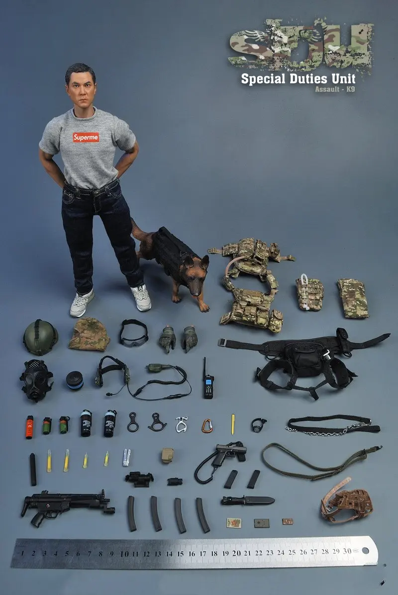 SoldierStory SS097 1/6 SDU K9 Hongkong Police Flying Tigers Special Duties Unit Police Collection Action Figure
SoldierStory SS097 1/6 SDU K9 Hongkong Police Flying Tigers Special Duties Unit Police Collection Action Figure