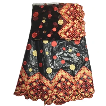 Nigerian Bazin Embroidery Fabric with beads High Quality Black Getzner Brocade Bazin Riche Embroidery Cotton With 2 Yard Lace
Nigerian Bazin Embroidery Fabric with beads High Quality Black Getzner Brocade Bazin Riche Embroidery Cotton With 2 Yard Lace