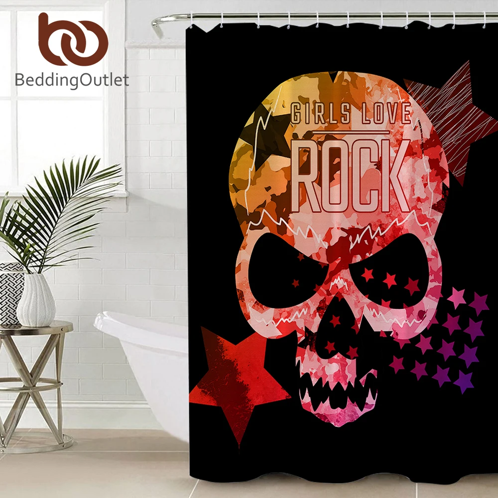 BeddingOutlet Skull Pentagram Bathroom Shower Curtain Girls Love Rock Stars Waterproof Bath Curtain With Hooks rideau de douche
BeddingOutlet Skull Pentagram Bathroom Shower Curtain Girls Love Rock Stars Waterproof Bath Curtain With Hooks rideau de douche
