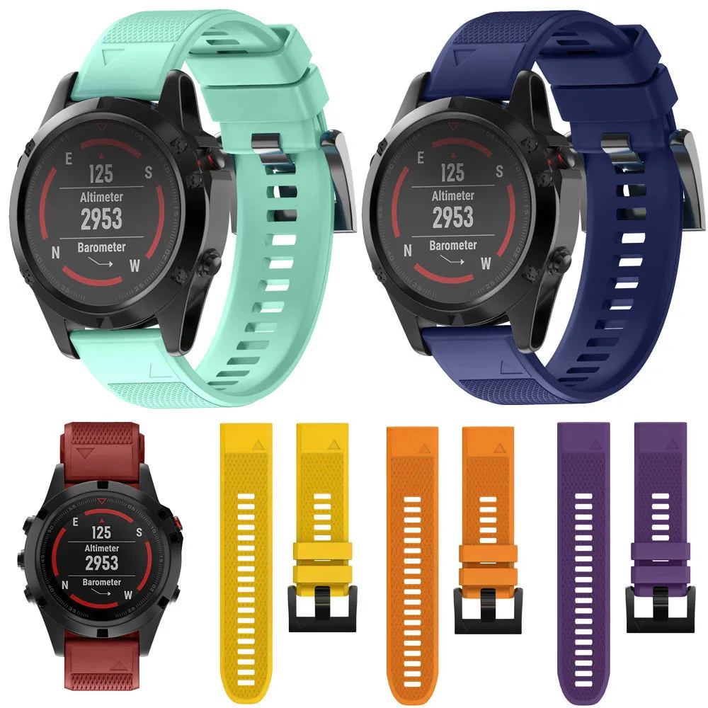 Replacement Silicagel Quick Install Band Strap For Garmin Fenix 5 GPS Watch SmartWatch Watachband Sporting Goods Accessories
Replacement Silicagel Quick Install Band Strap For Garmin Fenix 5 GPS Watch SmartWatch Watachband Sporting Goods Accessories