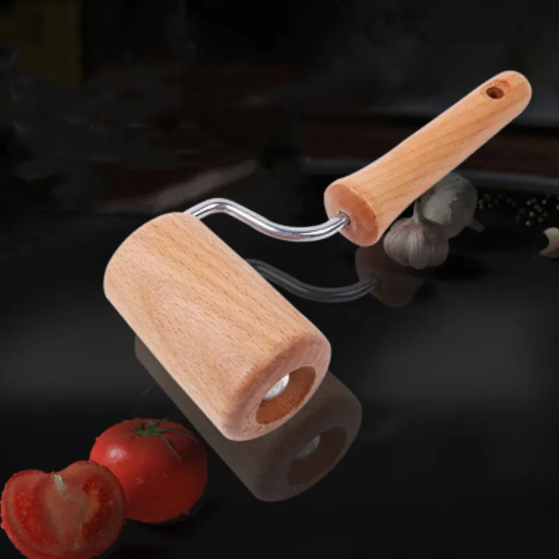 Solid Wood Rolling Pin Baking Pizza Dumpling Skin Roller With Handle Pressure Face Stick
Solid Wood Rolling Pin Baking Pizza Dumpling Skin Roller With Handle Pressure Face Stick