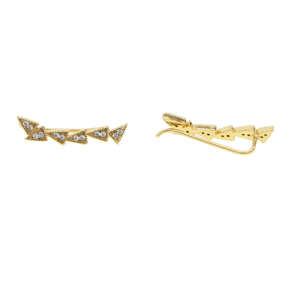 2018 new design arrow triangle tiny mini linked unique gold color top quality young girl teen girl fashion cz climber earring
2018 new design arrow triangle tiny mini linked unique gold color top quality young girl teen girl fashion cz climber earring