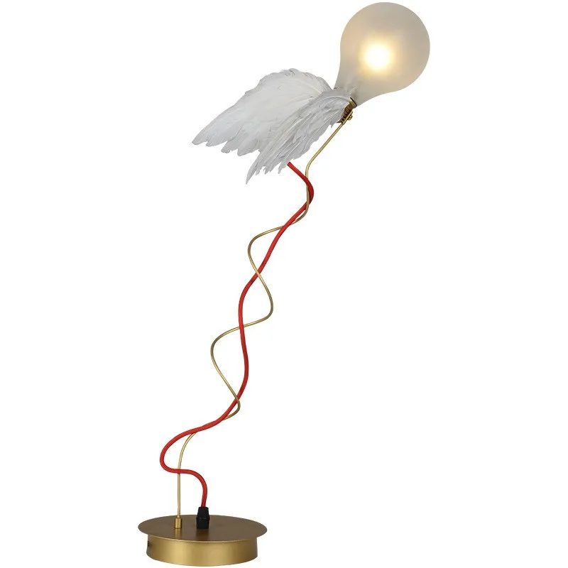 Nordic Creative Decorative Designer Table Lamp LED Angel Wings Personality Art Desk Lamp Bedside Study Bedroom Living Room light
Nordic Creative Decorative Designer Table Lamp LED Angel Wings Personality Art Desk Lamp Bedside Study Bedroom Living Room light