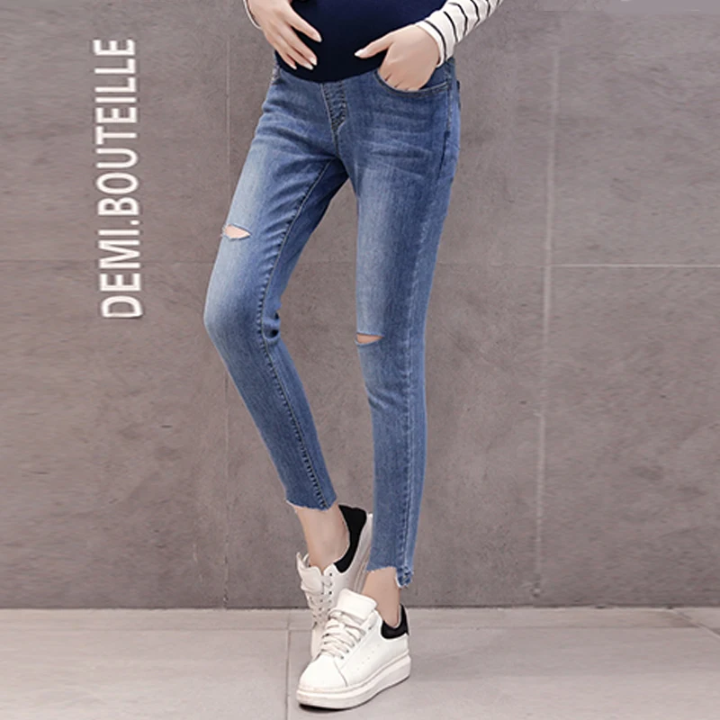 Maternity Jeans Fashion Clothing Autumn Pregnancy Clothes High Waist Denim Pants For Pregnant Women Maternity Trousers 
Maternity Jeans Fashion Clothing Autumn Pregnancy Clothes High Waist Denim Pants For Pregnant Women Maternity Trousers