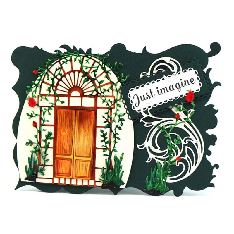 Leaves Door Metal Cutting Dies for Scrapbooking New 2019 Secret Doorway Craft Dies Embossing Dies Cuts Card Making Stencils DIY
Leaves Door Metal Cutting Dies for Scrapbooking New 2019 Secret Doorway Craft Dies Embossing Dies Cuts Card Making Stencils DIY
