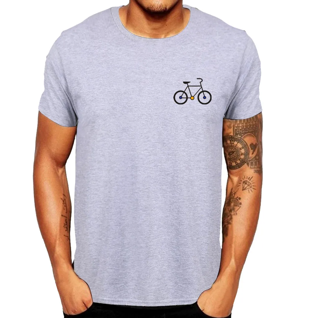 Men's New Summer Cartoon Bicycle Patterns Printed T-shirt For Men Short Sleeve Tshirt Jersey O Neck Embroidery Cotton c0329
Men's New Summer Cartoon Bicycle Patterns Printed T-shirt For Men Short Sleeve Tshirt Jersey O Neck Embroidery Cotton c0329