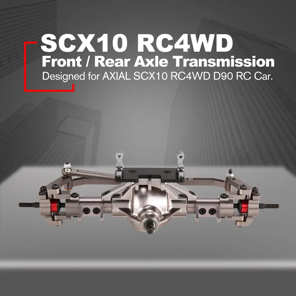 2pcs Metal Front and Rear Axle Transmission Accessories Parts Kit for AXIAL SCX10 RC4WD D90 RC Car Model Crawler Off-road
2pcs Metal Front and Rear Axle Transmission Accessories Parts Kit for AXIAL SCX10 RC4WD D90 RC Car Model Crawler Off-road