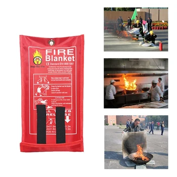 Emergency Survival Military Blanket Ultra-utility Indoor Outdoor Fire-fighting Survival Portable Gadget Fiberglass Blanket 2019
Emergency Survival Military Blanket Ultra-utility Indoor Outdoor Fire-fighting Survival Portable Gadget Fiberglass Blanket 2019