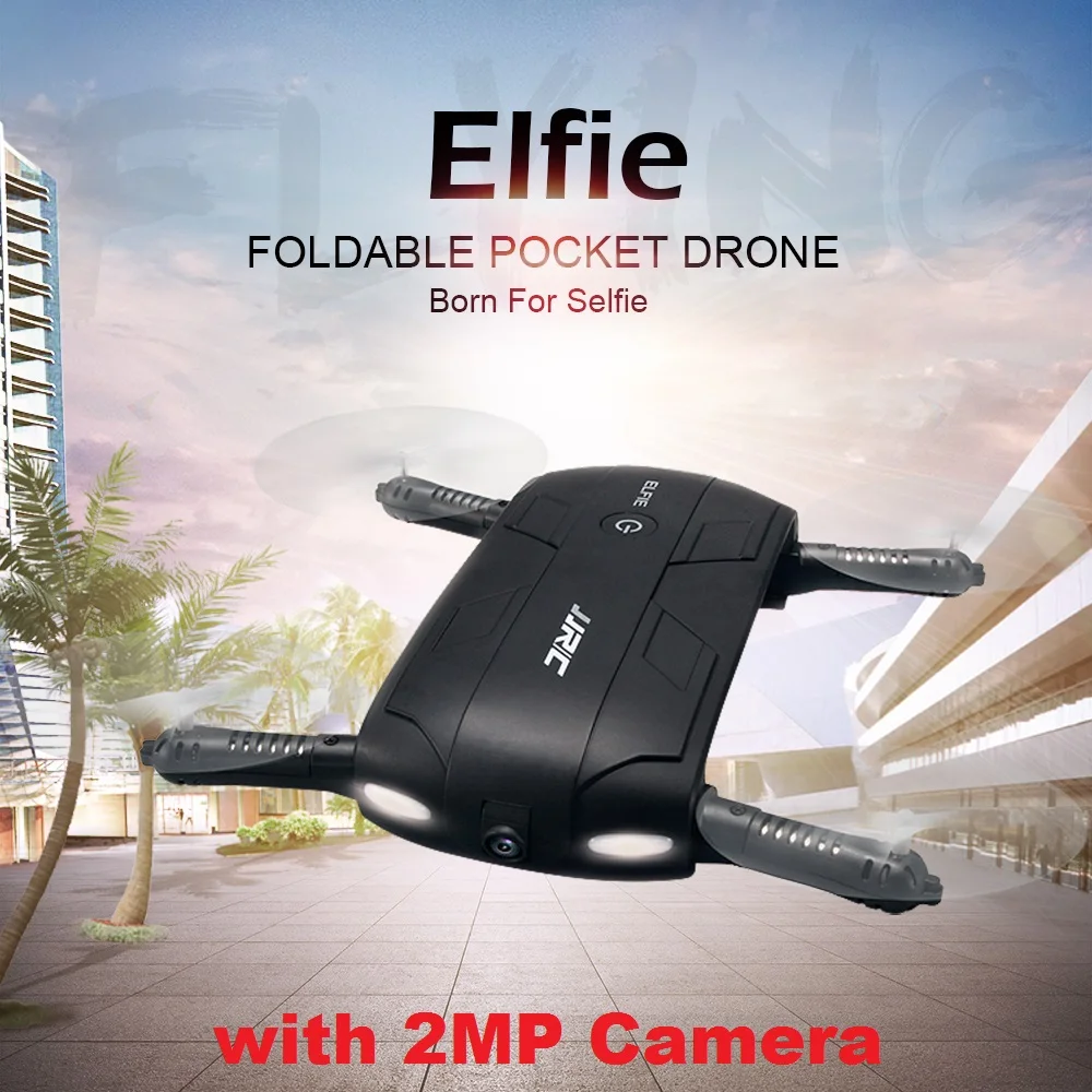 JJRC H37 EIfie ( With 2MP Camera ) 2.4G 6 Axis Self-timer WIFI real-time transmission Foldable FPV RC Quadcopter
JJRC H37 EIfie ( With 2MP Camera ) 2.4G 6 Axis Self-timer WIFI real-time transmission Foldable FPV RC Quadcopter