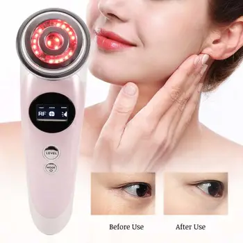 RF Lifting Wrinkle Removal LED Light Therapy Face Eye Skin Rejuvenation Cleaning Anti aging Beauty Machine Home Salon
RF Lifting Wrinkle Removal LED Light Therapy Face Eye Skin Rejuvenation Cleaning Anti aging Beauty Machine Home Salon