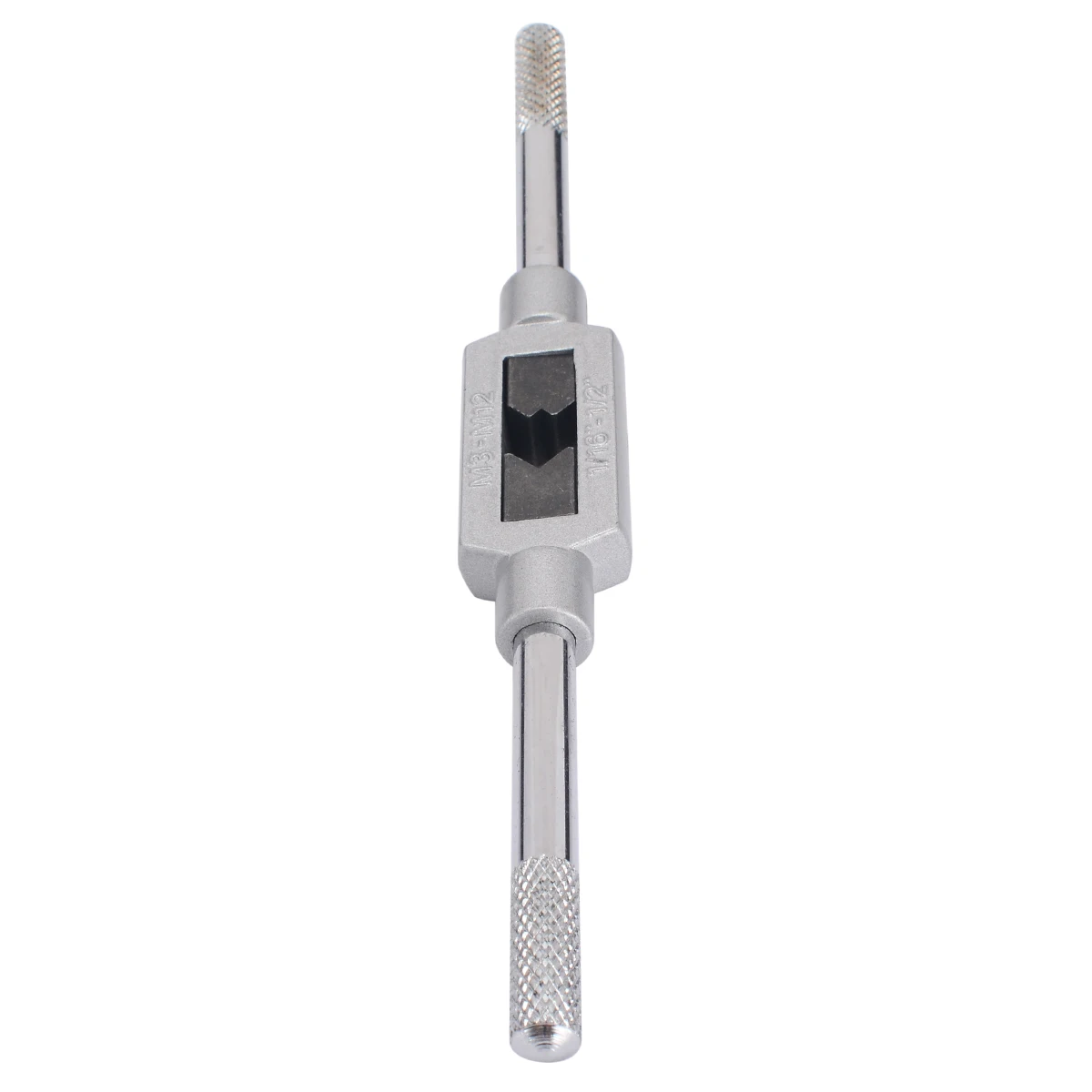 1pc M3-M12 1/16" to 1/2" Adjustable Engineers Tap Hinge Straight Tap Wrench Holder Threading Tool