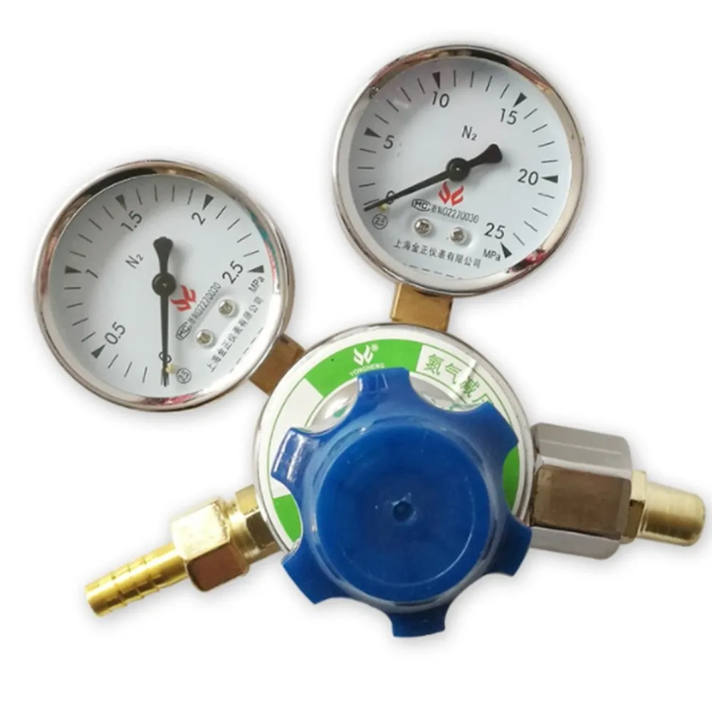 Nitrogen Gauge Gas Meter Welding Regulator Gauge Pressure Relief Gauge Meter Nitrogen Pressure Reducer
Nitrogen Gauge Gas Meter Welding Regulator Gauge Pressure Relief Gauge Meter Nitrogen Pressure Reducer