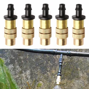Misting Nozzle Gardening Water Cooling Thread Brass Spray Sprinkler Home Garden Tools 10 Pcs/Set
Misting Nozzle Gardening Water Cooling Thread Brass Spray Sprinkler Home Garden Tools 10 Pcs/Set