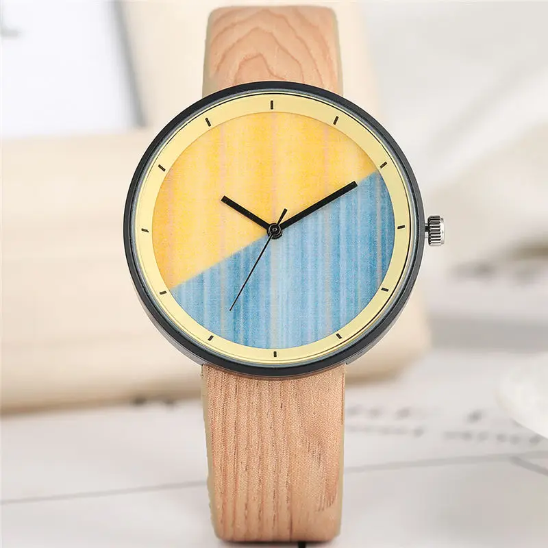 Simple Tinting Quartz Watch Comfort Leather Band Wristwatch Special Double Color Dial Men Women Unisex Gift relojes
Simple Tinting Quartz Watch Comfort Leather Band Wristwatch Special Double Color Dial Men Women Unisex Gift relojes