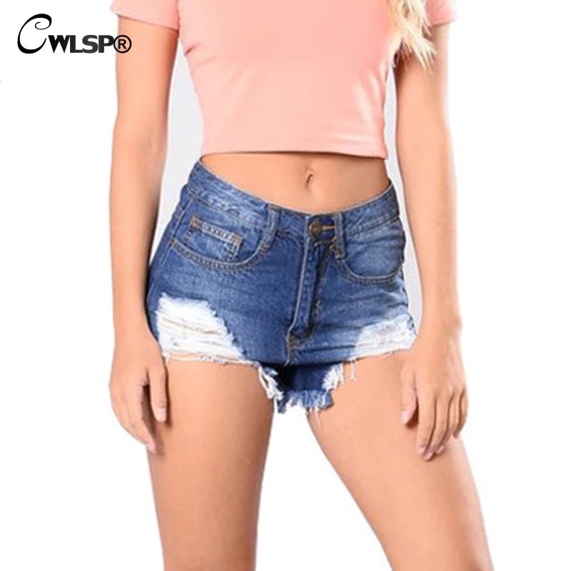 CWLSP High Waist Cotton Jeans Shorts For Woman 2018 Summer Sexy Denim Shorts Hole Hot Shorts With Pocket Femme QZ2651
CWLSP High Waist Cotton Jeans Shorts For Woman 2018 Summer Sexy Denim Shorts Hole Hot Shorts With Pocket Femme QZ2651