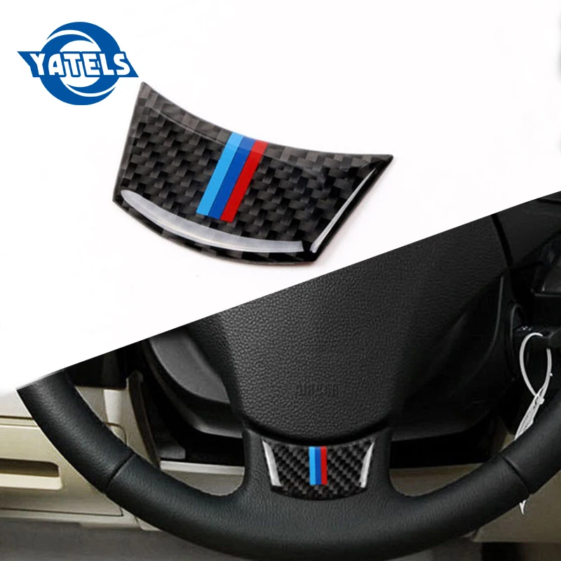 Carbon Fiber Steering Wheel Sticker M stripe Emblem 3D Car Sticker For bmw F10 F01 F07 5 series 7 series Car Styling Accessories
Carbon Fiber Steering Wheel Sticker M stripe Emblem 3D Car Sticker For bmw F10 F01 F07 5 series 7 series Car Styling Accessories