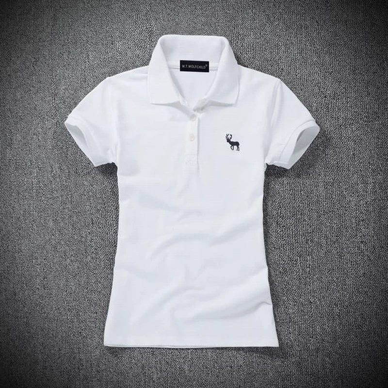 High quality 2018 Summer New womens short sleeve polos shirts casual ladies lapel polos shirts cotton fashion slim womens tees
High quality 2018 Summer New womens short sleeve polos shirts casual ladies lapel polos shirts cotton fashion slim womens tees