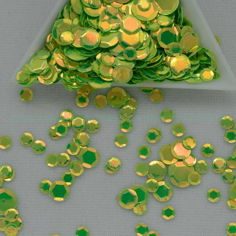 25g 4mm 6mm 8mm Bright Green Non Hole With Hole Cup Round Shape PVC Loose Sequins For Crafts Paillettes Decoration DIY Accessory
25g 4mm 6mm 8mm Bright Green Non Hole With Hole Cup Round Shape PVC Loose Sequins For Crafts Paillettes Decoration DIY Accessory