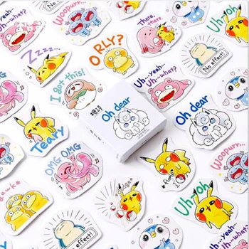 45pcs/box Kawaii Pokemon Pikachu Decorative Bullet Journal Stickers Adhesive Stickers DIY Decoration Diary Stationery Stickers
45pcs/box Kawaii Pokemon Pikachu Decorative Bullet Journal Stickers Adhesive Stickers DIY Decoration Diary Stationery Stickers