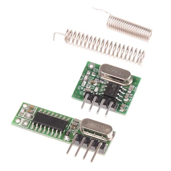 New 1Pc 433 Mhz Superheterodyne RF Receiver and Transmitter Module For Arduino Uno Wireless Module Diy Kit 433Mhz Remote Control
New 1Pc 433 Mhz Superheterodyne RF Receiver and Transmitter Module For Arduino Uno Wireless Module Diy Kit 433Mhz Remote Control