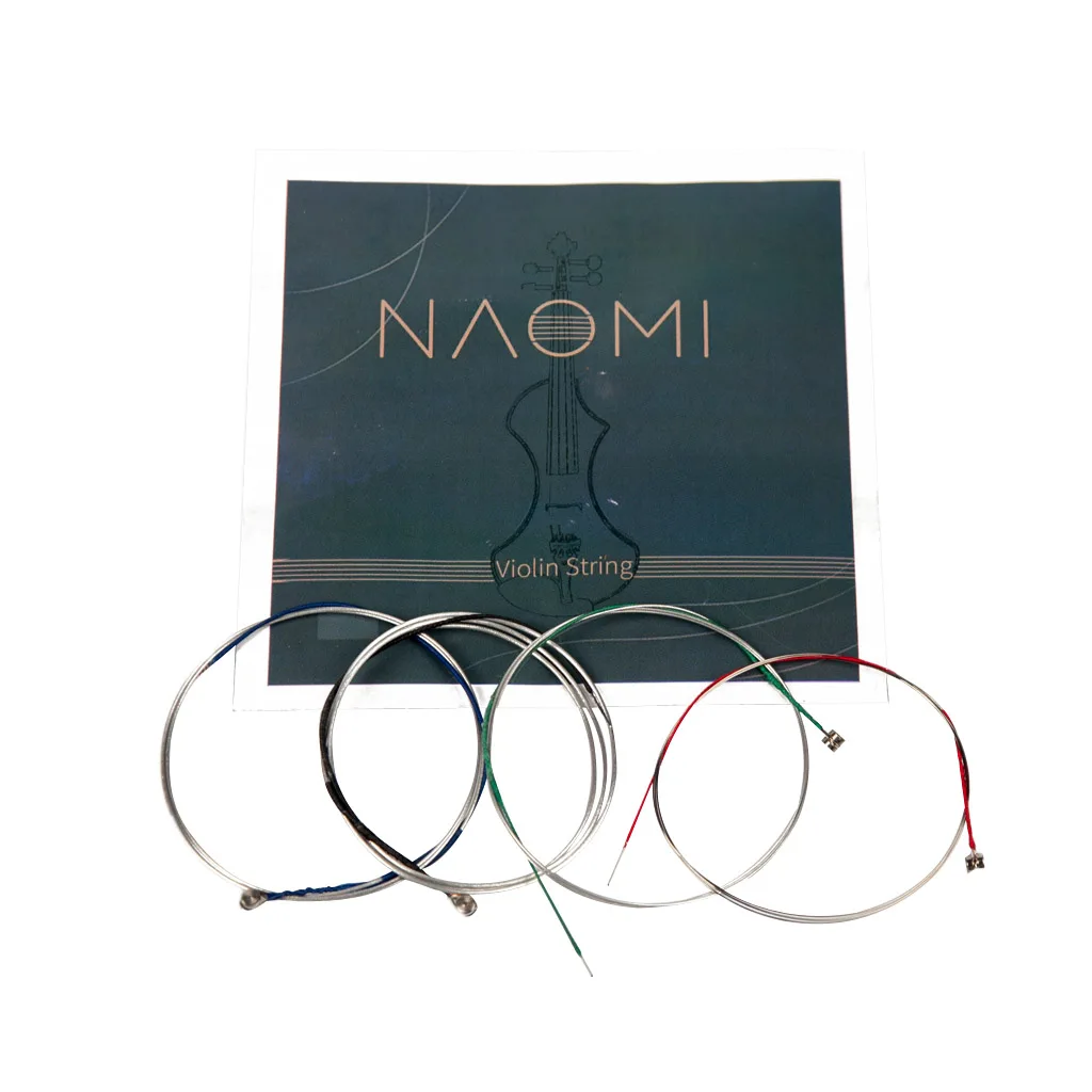 4pcs/set Violin Fiddle Replacement Strings Nickel String for 4/4 3/4 Violin Musical Instruments Accessories
4pcs/set Violin Fiddle Replacement Strings Nickel String for 4/4 3/4 Violin Musical Instruments Accessories