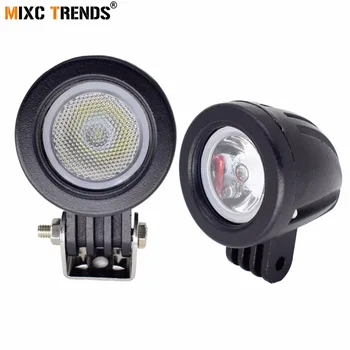 2PCS 10W Car LED Offroad Work Light Bar for Jeep 4x4 4WD AWD SUV ATV Golf Cart 12V 24V DRL Driving Lamp Motorcycle Fog Lights