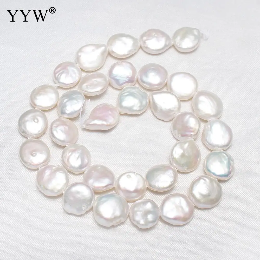 11-12mm White Flat Round Freshwater Pearl Baroque Natural Stone Beads for Bracelets Necklace DIY Gift Jewelry Making 15.7
11-12mm White Flat Round Freshwater Pearl Baroque Natural Stone Beads for Bracelets Necklace DIY Gift Jewelry Making 15.7