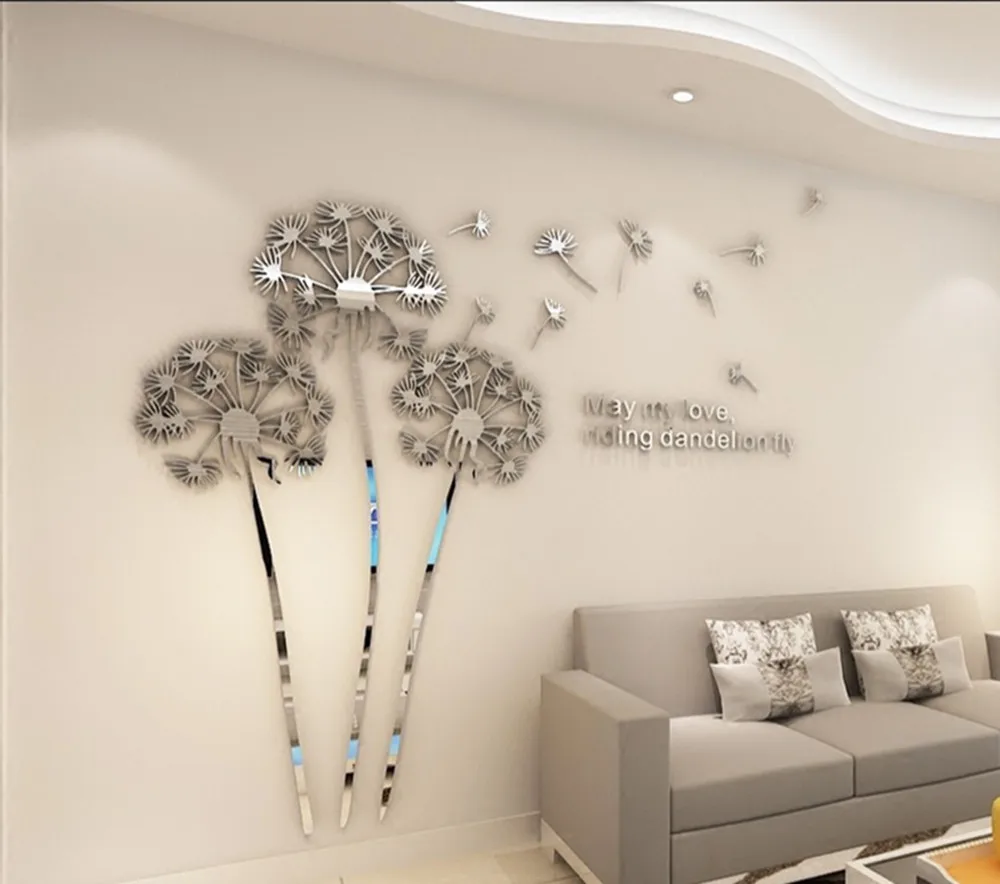 Dandelion Acrylic 3D Stereo Mirror Wall Sticker Bedroom Living Room Background Sofa TV Wall Sticker
Dandelion Acrylic 3D Stereo Mirror Wall Sticker Bedroom Living Room Background Sofa TV Wall Sticker