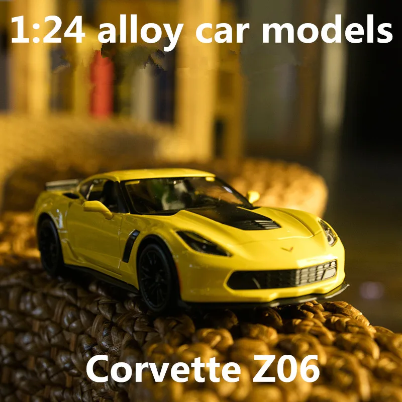 Модели автомобилей из сплава в масштабе 1:24 игрушечные машинки с высокой