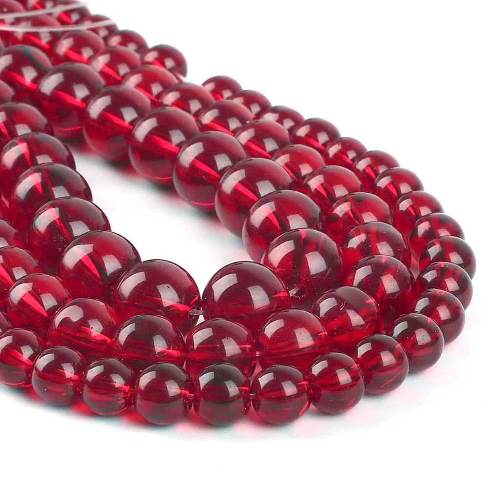 NaturalStone Smooth Glass Garnet Loose Beads 6 8 10 12MM Pick Size For Jewelry Making Diy Necklace Bracelet Pick
NaturalStone Smooth Glass Garnet Loose Beads 6 8 10 12MM Pick Size For Jewelry Making Diy Necklace Bracelet Pick