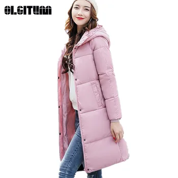Winter Women's Warm Jacket Slim Cotton Parkas Warm Coat Wild Thick Jacket in the long Section Fashion Large Hooded Coat CC485
Winter Women's Warm Jacket Slim Cotton Parkas Warm Coat Wild Thick Jacket in the long Section Fashion Large Hooded Coat CC485