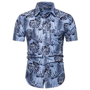 Men's Summer 2019 New Men's Simple Casual Fashion Printed Square Collar Breasted Men's Short-sleeved Shirt
Men's Summer 2019 New Men's Simple Casual Fashion Printed Square Collar Breasted Men's Short-sleeved Shirt