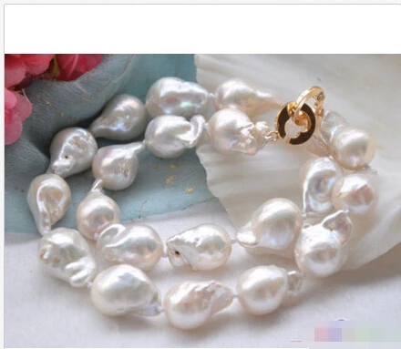 Free shipping@@@@@ P4266 Lustre 17" 20mm WHITE DRIP BAROQUE KESHI REBORN PEARL NECKLACE
Free shipping@@@@@ P4266 Lustre 17" 20mm WHITE DRIP BAROQUE KESHI REBORN PEARL NECKLACE