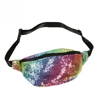 Fashion Colorful Sequins Fanny Pack for Women Waist Bag Rainbow Belt Bag Running Bum Bag Travel Zipper Phone Bag
Fashion Colorful Sequins Fanny Pack for Women Waist Bag Rainbow Belt Bag Running Bum Bag Travel Zipper Phone Bag