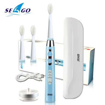 SEAGO Electric Toothbrush Dupont Bristles Sonic Toothbrushes Snap-on Toothbrush Heads Rechargeable Toothbrush with Storage Case
SEAGO Electric Toothbrush Dupont Bristles Sonic Toothbrushes Snap-on Toothbrush Heads Rechargeable Toothbrush with Storage Case