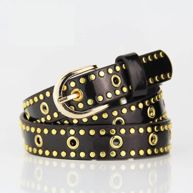 2019 summer hot new wild fashion women's casual trend rivet belt ladies belt alloy buckle women's belt
2019 summer hot new wild fashion women's casual trend rivet belt ladies belt alloy buckle women's belt