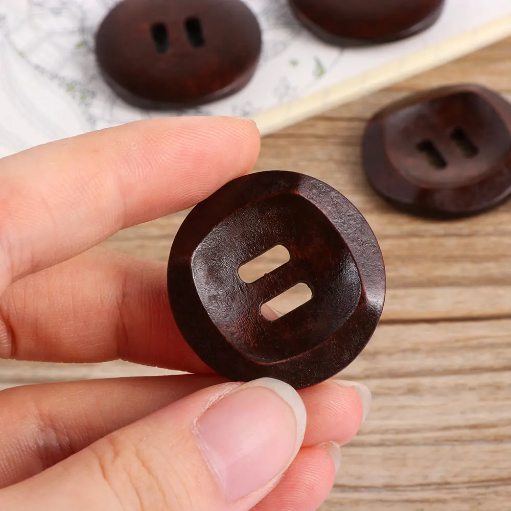 2019 4 PCs Coffee 2 Holes Round Wood Sewing Buttons Eco-friendly Garment Clothes Making Supply 30 mm(1 1/8") Dia. DIY Craft
2019 4 PCs Coffee 2 Holes Round Wood Sewing Buttons Eco-friendly Garment Clothes Making Supply 30 mm(1 1/8") Dia. DIY Craft