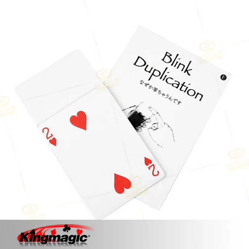 Blink Duplication Masuda close-up street stage cards Magic tricks products toys lightning copy magic props Free Shipping
Blink Duplication Masuda close-up street stage cards Magic tricks products toys lightning copy magic props Free Shipping