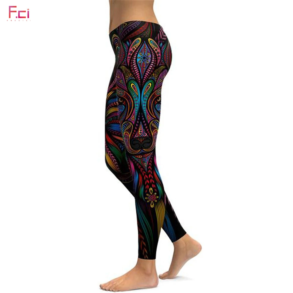 2019 Women 3D Printed Colorful Wolf Leggings Quick Dry Workout Fitness leggings Pencil Pants Female Plus Size Pants S~4XL
2019 Women 3D Printed Colorful Wolf Leggings Quick Dry Workout Fitness leggings Pencil Pants Female Plus Size Pants S~4XL